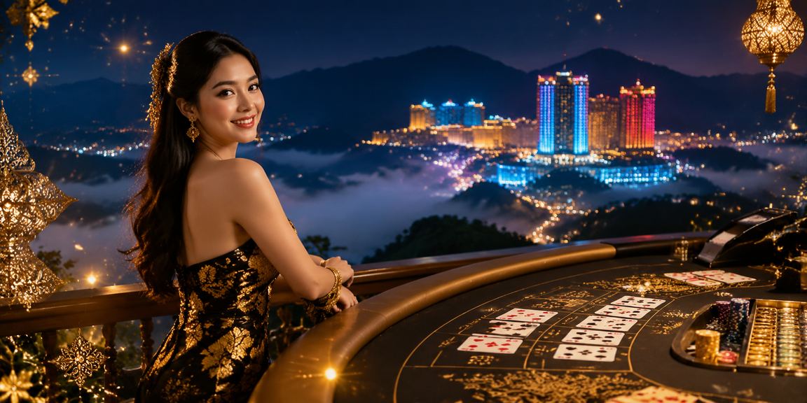 Permainan Baccarat dan kasino meja di Genting Highlands dengan suasana mewah